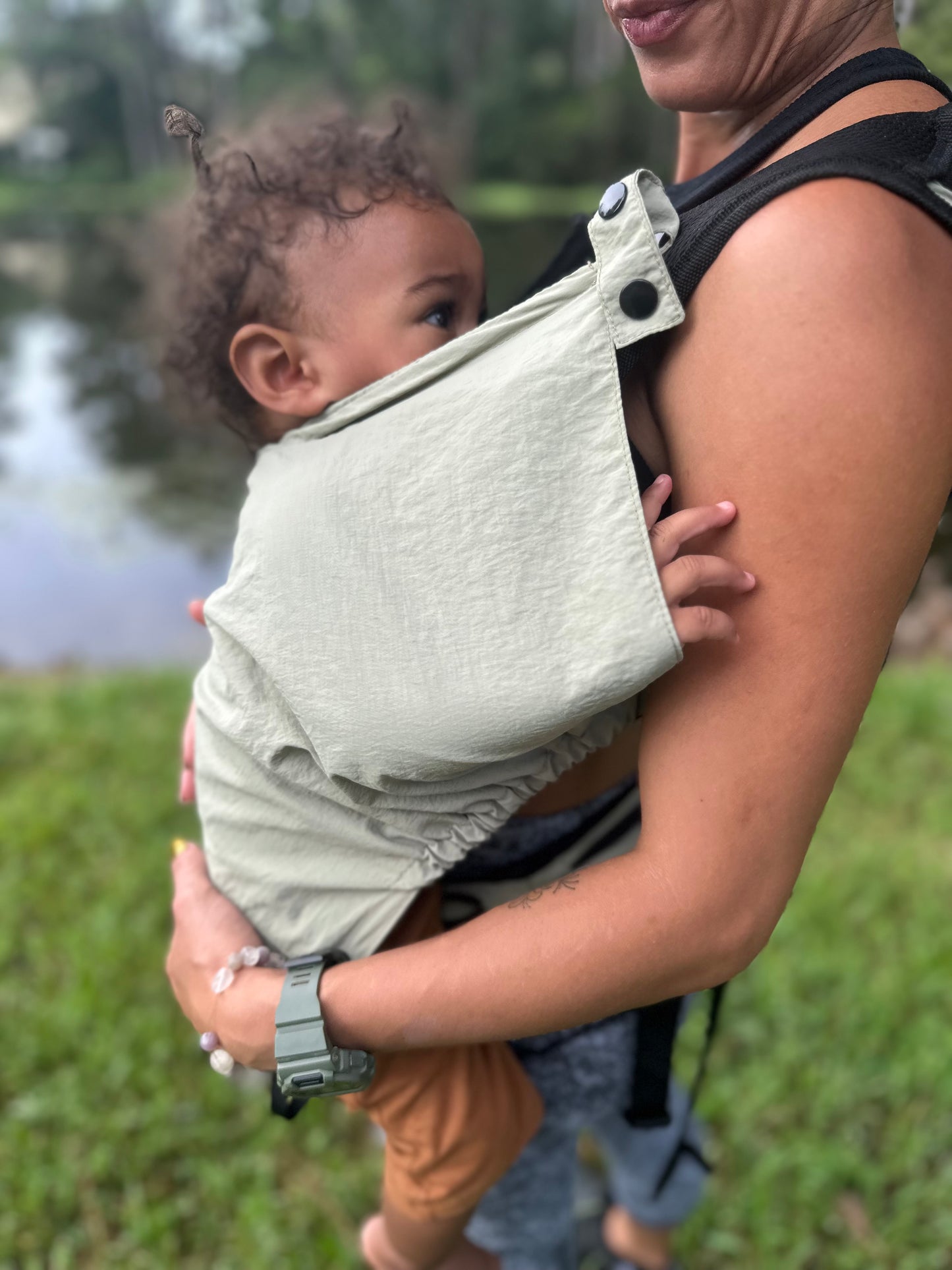 CuddlePak Baby Carrier Color- Florida Moss